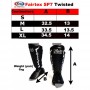 Fairtex SP7 Защита Голени "Twister Detachable In-Step" Разборная Тайский Бокс Черный